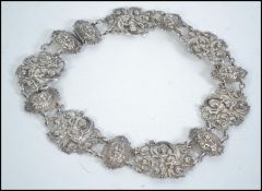 An unusual silver hallmarked ladies nurses belt ad
