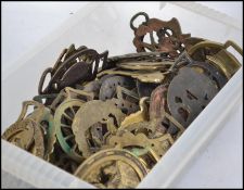 A large collection of 19th and 20th century horse brasses to include many examples some being