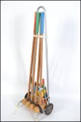 A vintage mid 20th century retro garden croquet se