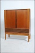 A 1970's teak wood retro Marconiphone side cabinet
