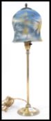A vintage 20th century brass table lamp. The brass