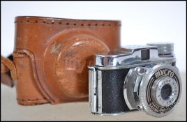 Mycro IIIa Sub Miniature Camera. Mycro IIIa 16mm sub-miniature camera with tan case.