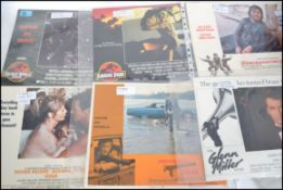 A good collection of film lobby advertising cards to include Jurassic Park, Little Big Man, Th Glenn