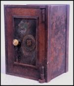 An early 20th century antique cast iron safe by Ph