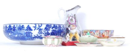 A collection of Royal Doulton ceramics together with other ceramics to include a large Doulton