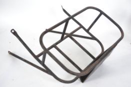 An early 20th century cast tubular metal bicycle h