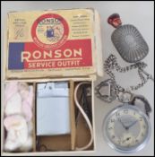 A vintage Alert Junior pocket watch with notation for Lukins of Bristol. The watch with white