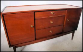 A vintage / retro mid 20th century teak wood sideb