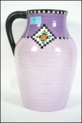 A 1930's Art Deco single handled Lotus jug circa 1