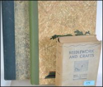 Three interesting antique/vintage needlework and craft books.  To include THE NEEDLE , FANCY