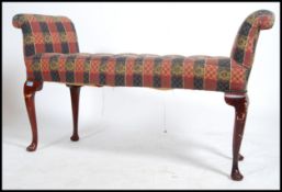 A 20th century Queen Anne revival upholstered wind