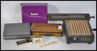 A collection of vintage 20th century items to incl