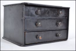 A 19th century Victorian Anglo - Colonial black la