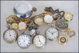 A collection of pocket watches to include Duke Railway Timekeeper, Fears of Bristol, Ingersoll x2,