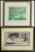 WILLIAM RUSSELL FLINT (1880-1969) UNSIGNED COLOUR PRINT WITH GUILD STAMPS  ' Confidential