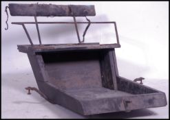 An early 20th century seat section from a horses c