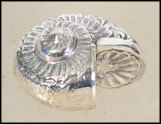 A beautiful contemporary silver vesta case in the