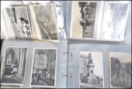 UK Topography. Postcard collection of B&W real pho