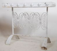 A 20th century Art Nouveau cast metal and granite