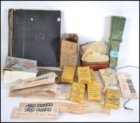 A vintage toy 'Film Stips', 35mm film projector with several film strips to include many unopened