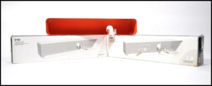 A set of two original Habitat POP storage shelves