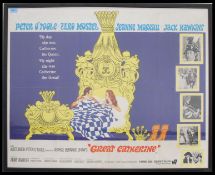 A vintage 1960's film poster ' The Great Catherine