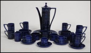 A 1970's Portmeirion totem pattern ( Blue ) coffee