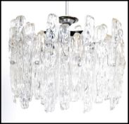 A 1950's mid century retro faux glass resin bark e