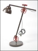 A fabulous Industrial anglepoise desk lamp with fi