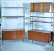 A large 1970's retro Danish influence teak and met