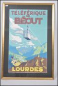 An original 1930's Art Deco travel poster for Tele