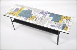 A mid century 1960's John Piper coffee table.  Thi