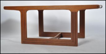 A 1970's retro teak wood and 8 tile top Danish cof