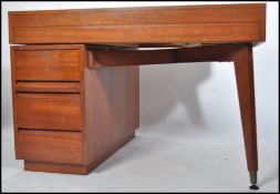 A 1970's retro teak wood Danish influence architec