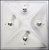 A Large 1970's retro space age Panton era square c