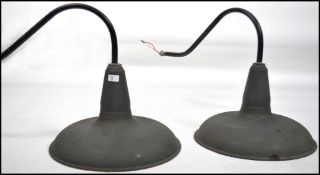 A  pair of large 1950's Smoot Holman Industrial pe