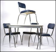 A 20th century retro ex burger king  blue vintyl a