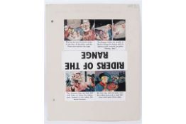 TV COMIC ORIGINAL ARTWORK