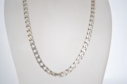 A gentlemen's silver 925 heavy belcher c