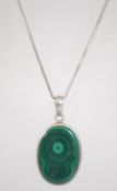 A silver 925 snake link necklace chain w