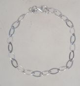 A contemporary silver 925 bracelet made
