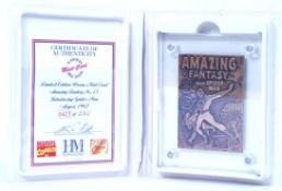 MARVEL BRONZE MINT CARD