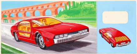 RARE MATCHBOX ORIGINAL ARTWORK