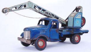 1950'S TINPLATE CRANE TRUCK