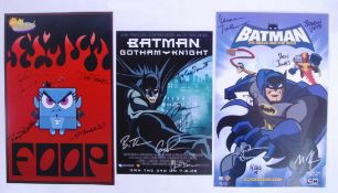ANIMATION AUTOGRAPHED POSTERS
