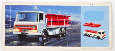 RARE MATCHBOX ORIGINAL ARTWORK