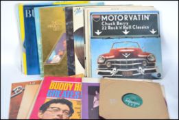 A collection of vinyl long play LP records to incl