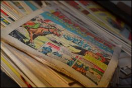 Collection of vintage Hotspur and related comic bo