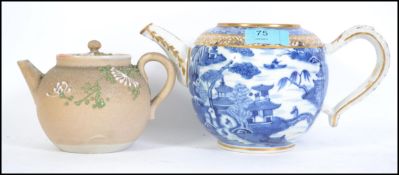 An 18th / 19th century Chinese blue and white earl