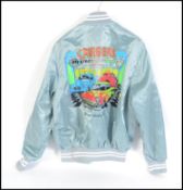 A 1950's style cruiser  / Hot Rod coat with artwor